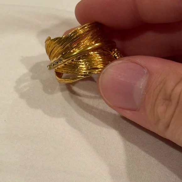 Versace gold ring